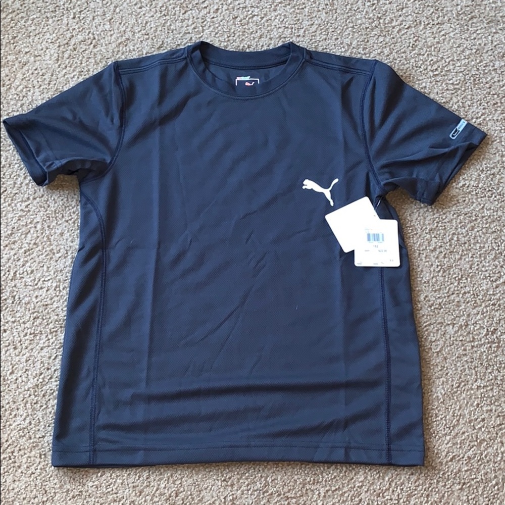 PUMA Boys gray T-shirt SZ.youth L